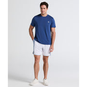 Solid Performance Crew Tennis Tee (True Navy) 