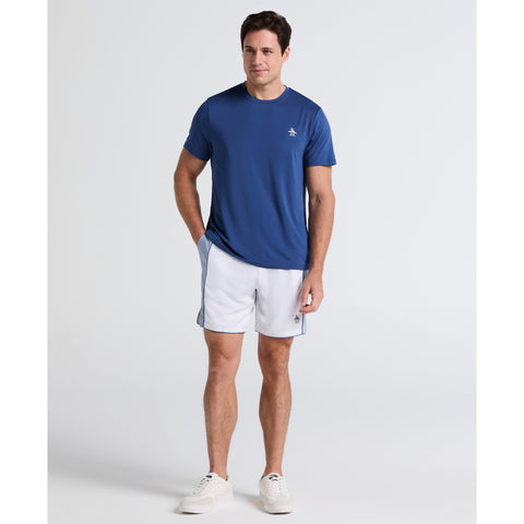 Solid Performance Crew Tennis Tee (True Navy) 