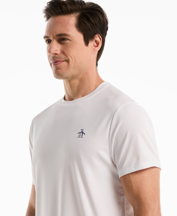 Solid Performance Crew Tennis Tee-Tennis Tees-Original Penguin