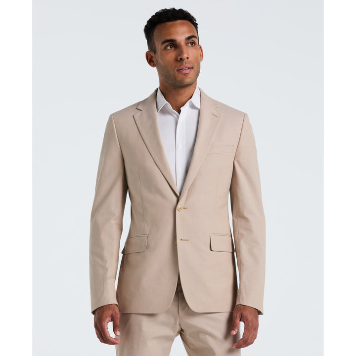 Solid Tan Suit Separate Jacket-Suit Jackets-Tan-36-Regular-Original Penguin