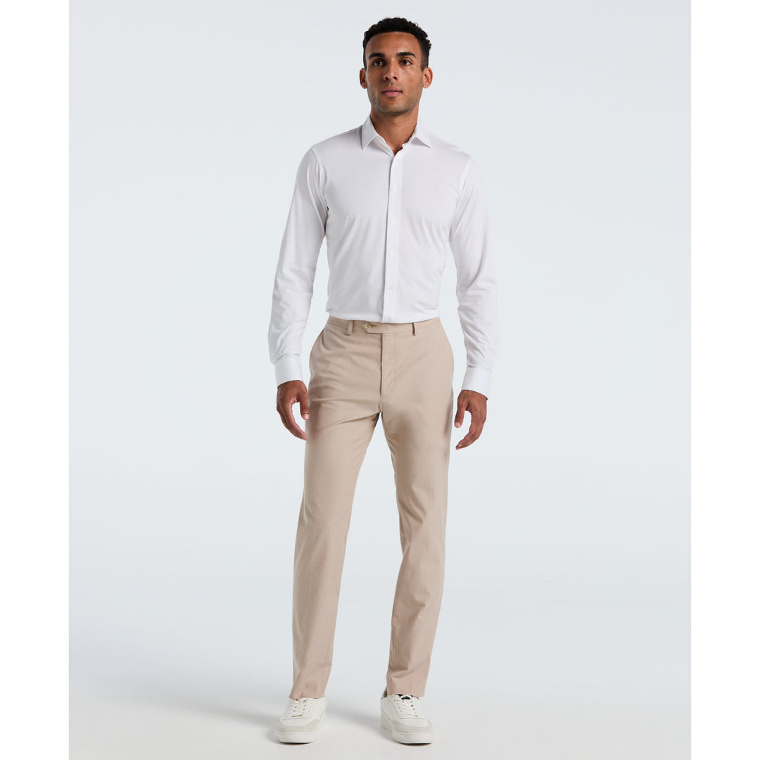 Solid Tan Suit Separate Pant-Dress Pants-Tan-29-30-Original Penguin