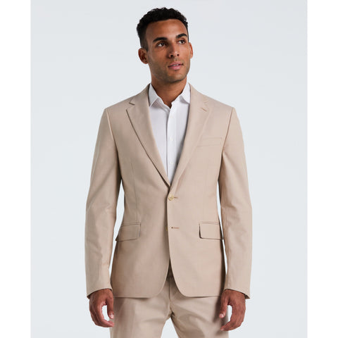 Solid Tan Suit Separate Jacket-Suit Jackets-Tan-36-Regular-Original Penguin
