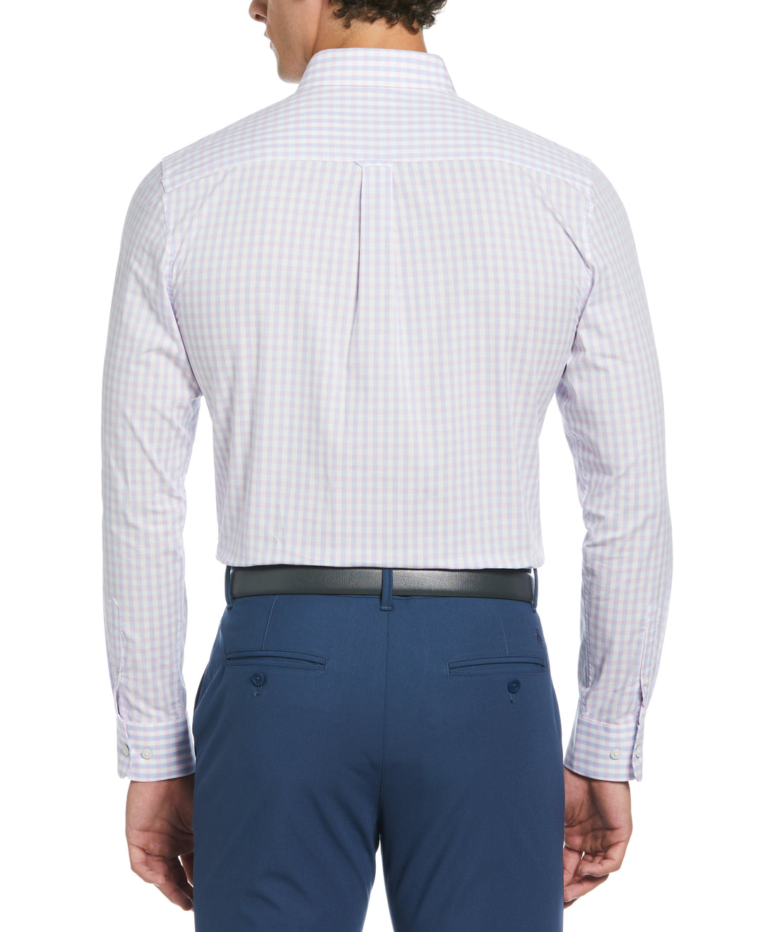 Check Print Dress Shirt  (Pink) 