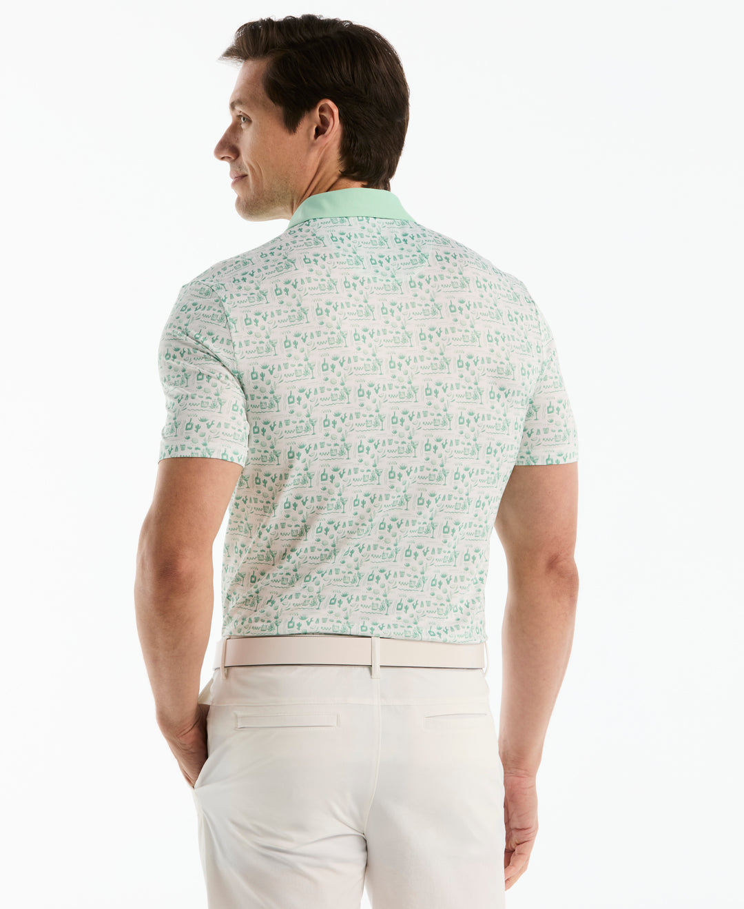 Spicy Margarita Contrast Golf Polo-Golf Polos-Original Penguin