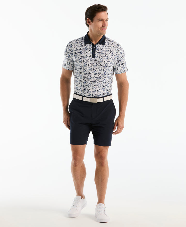 Spicy Margarita Contrast Golf Polo-Golf Polos-Original Penguin