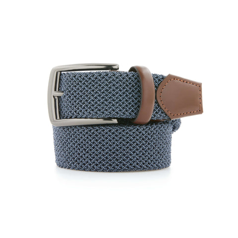 Square Stretch Belt (Navy) 