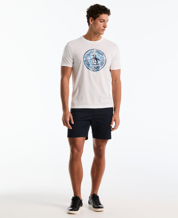 Stamp Logo Graphic Tee (Bright White) 