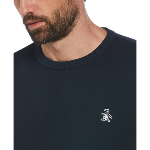 Fleece Crew Neck Sweatshirt (Dark Sapphire) 
