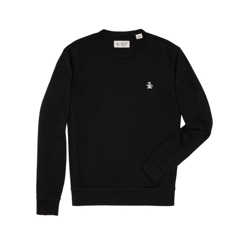 Fleece Crew Neck Sweater-Sweatshirts-Original Penguin