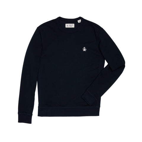 Fleece Crew Neck Sweatshirt (Dark Sapphire) 