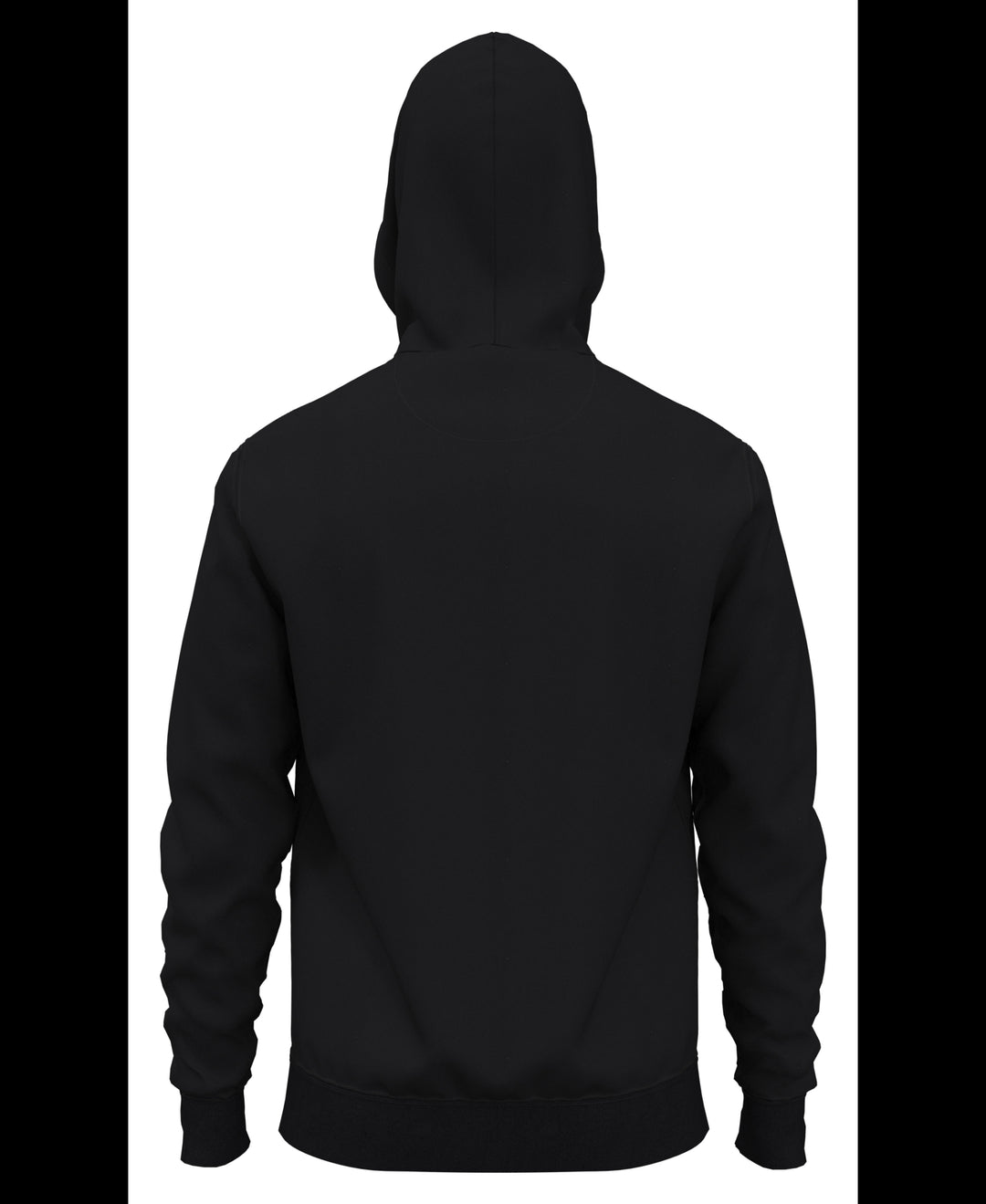 Sticker Pete Pullover Fleece Hoodie (True Black) 
