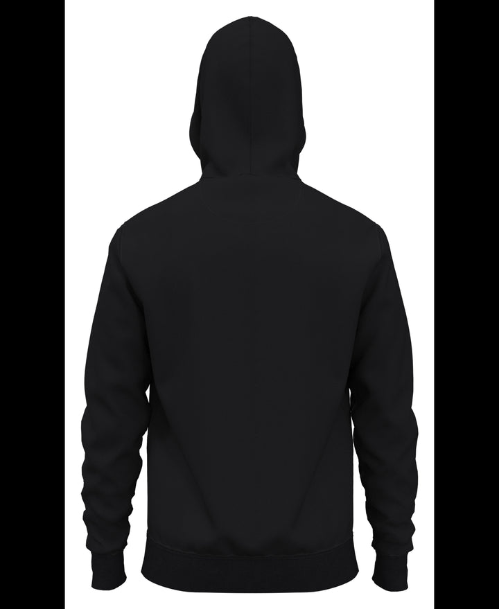 Sticker Pete Pullover Fleece Hoodie (True Black) 