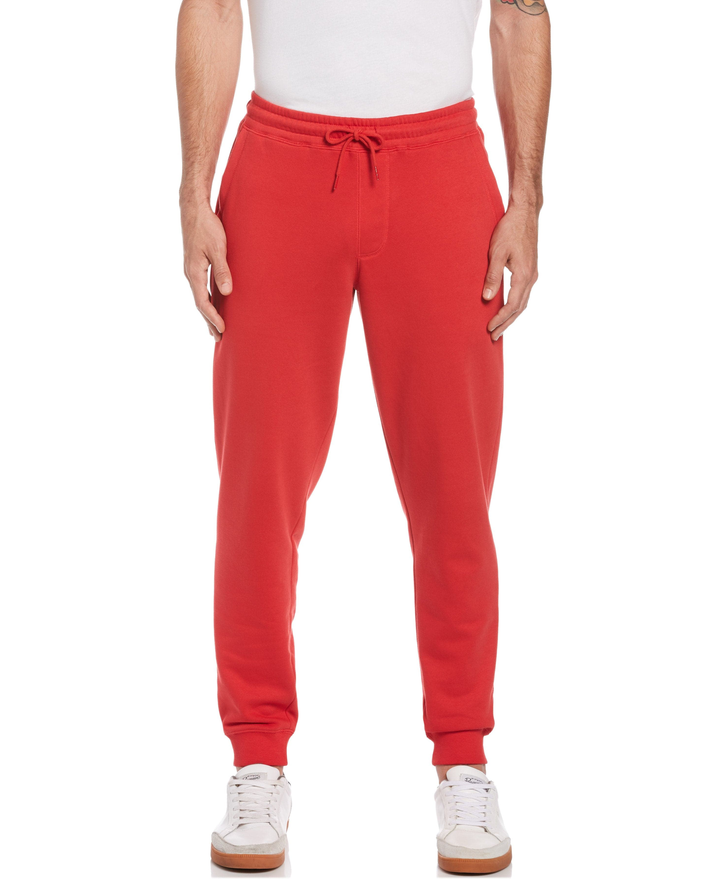 Sticker Pete Fleece Jogger-Sweatpants-Rococco Red-XS-Original Penguin