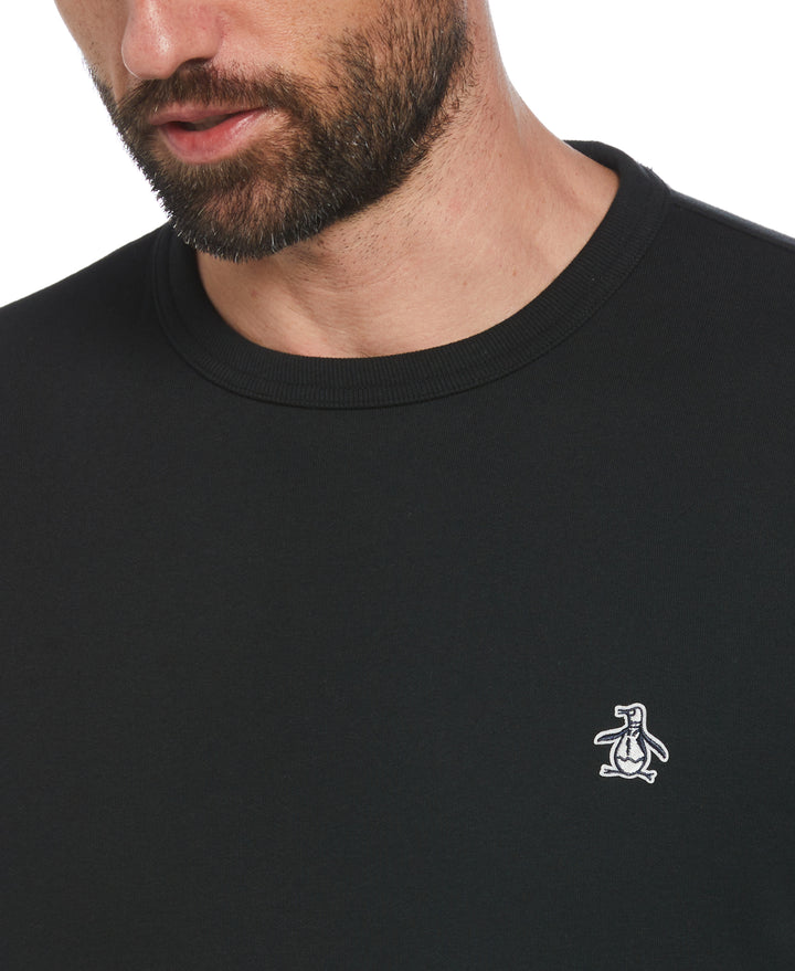 Fleece Crew Neck Sweatshirt (True Black) 