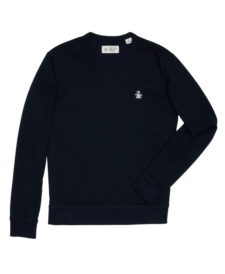 Fleece Crew Neck Sweatshirt (Dark Sapphire) 