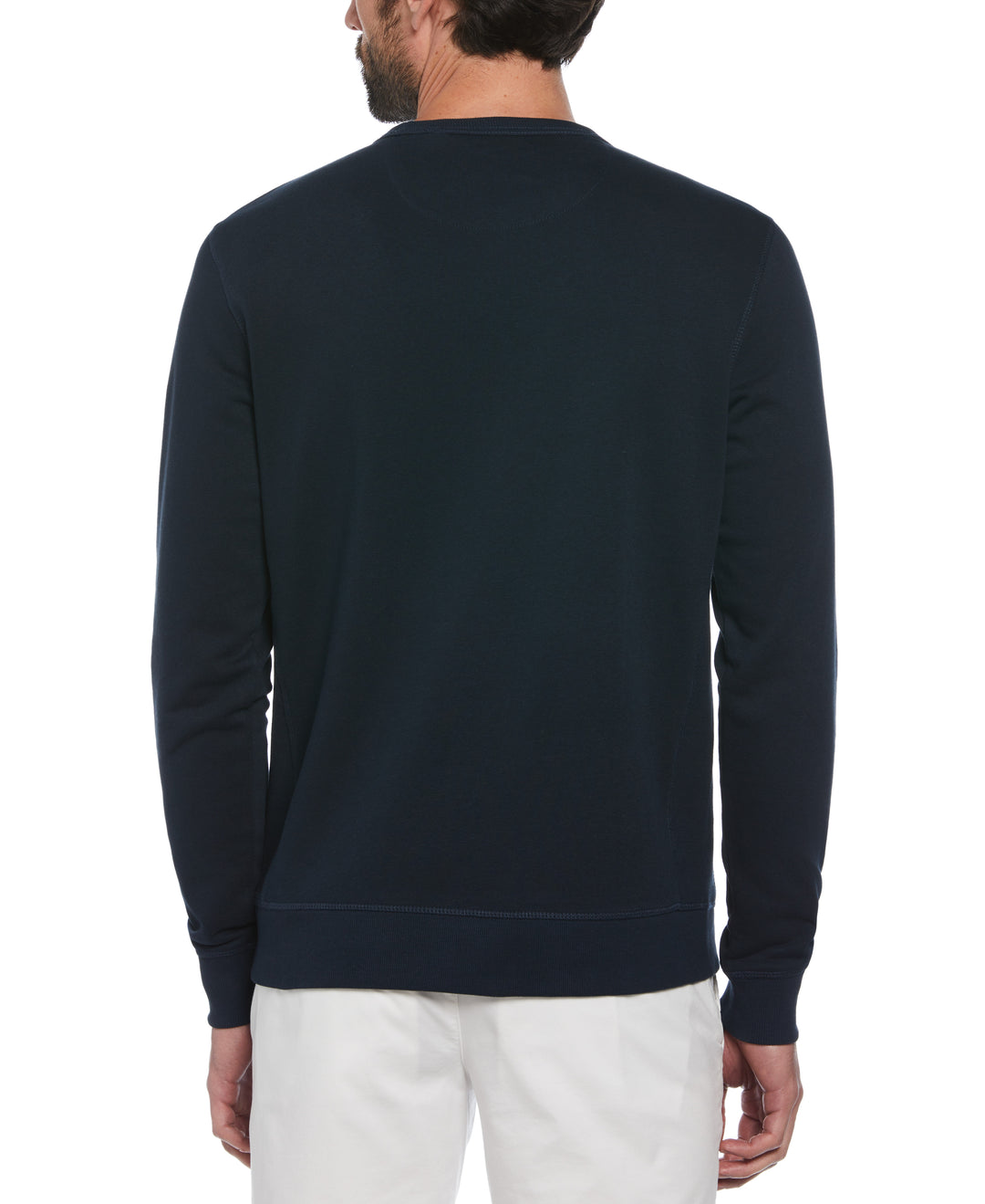 Fleece Crew Neck Sweatshirt (Dark Sapphire) 