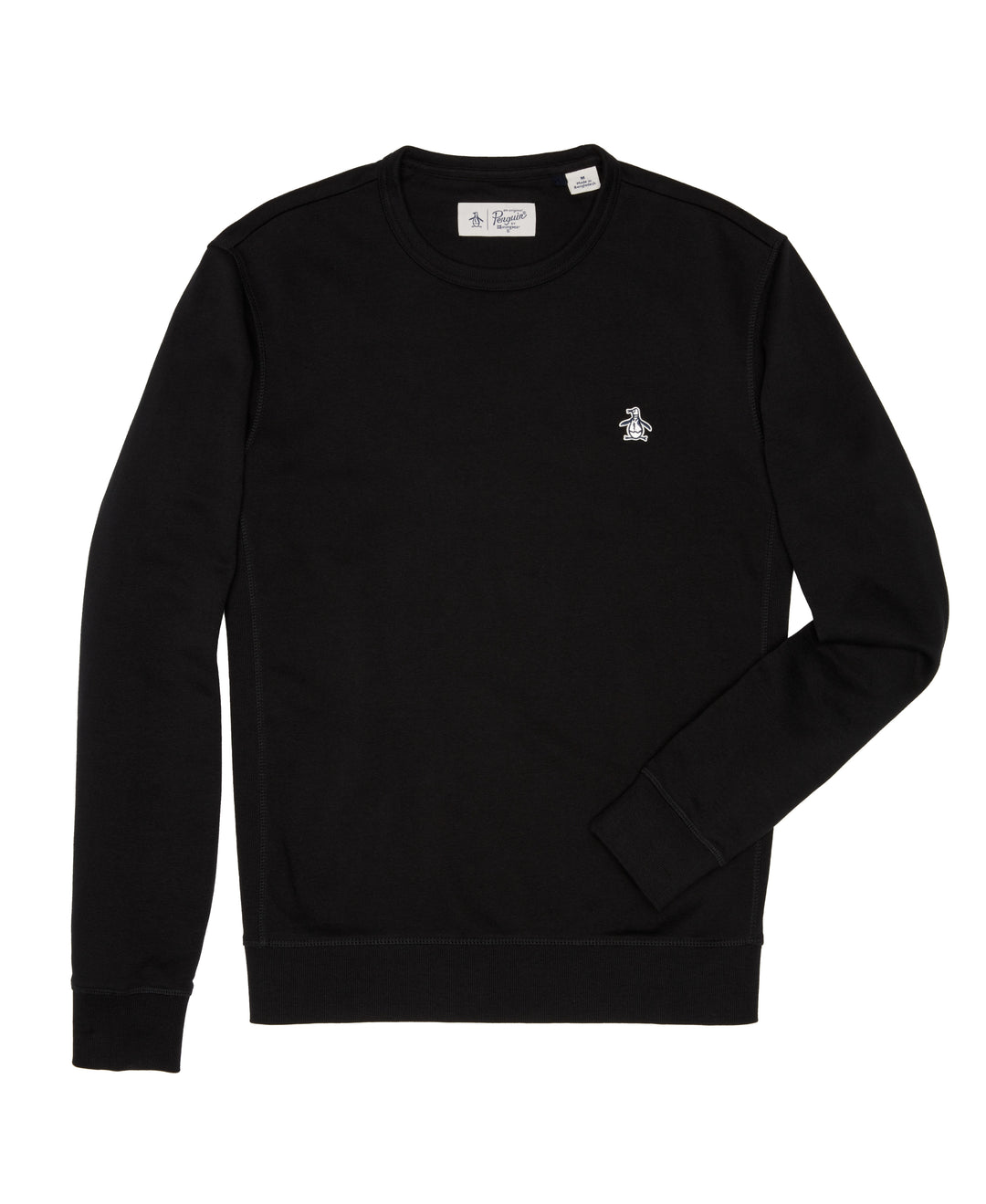 Fleece Crew Neck Sweatshirt (True Black) 