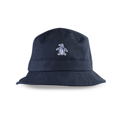Cotton Twill Bucket, Sticker Pete Logo (Dark Sapphire) 