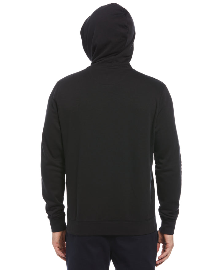 Sticker Pete Pullover Fleece Hoodie (True Black) 