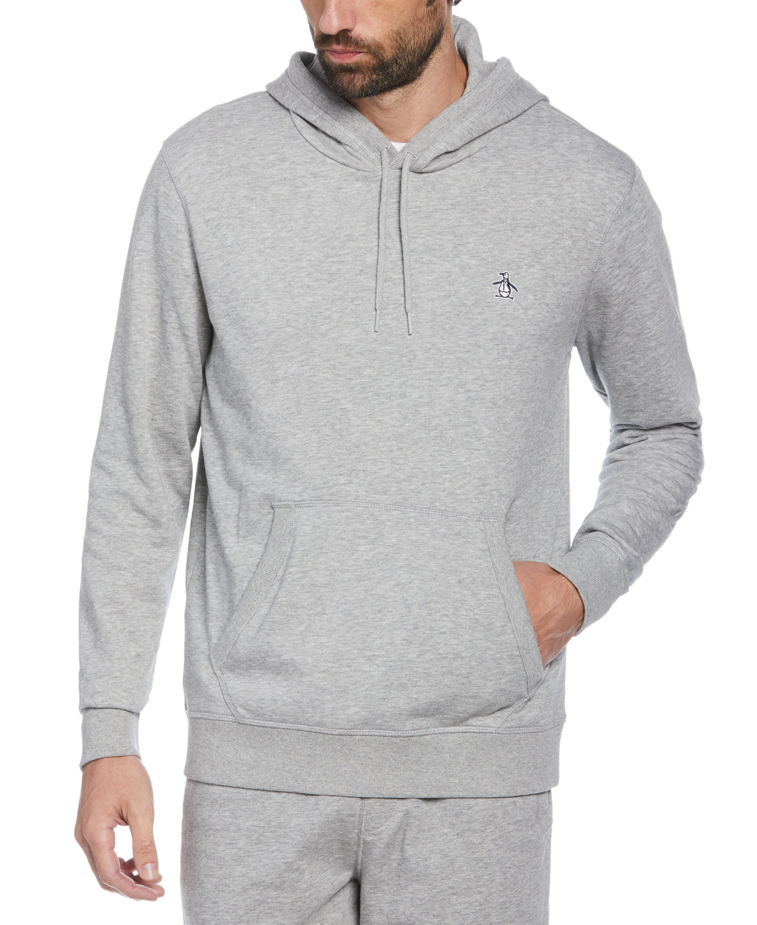 Sticker Pete Fleece Hoodie (Rain Heather) 