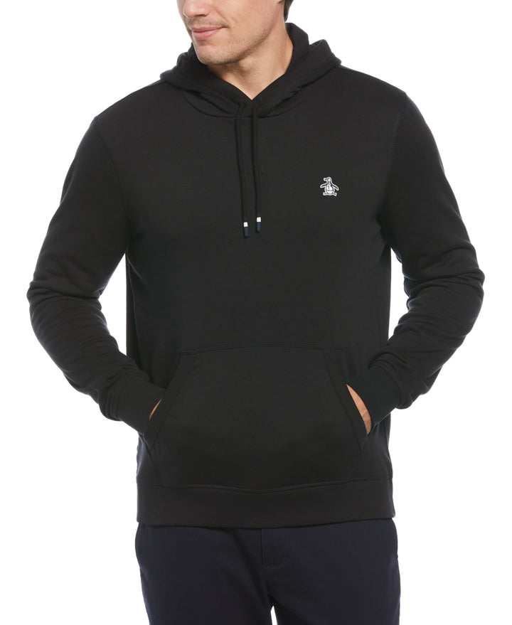 Sticker Pete Pullover Fleece Hoodie (True Black) 