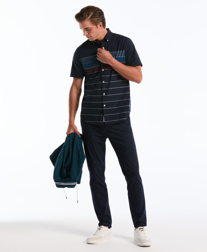 Stripe Stretch Shirt (Dark Sapphire) 
