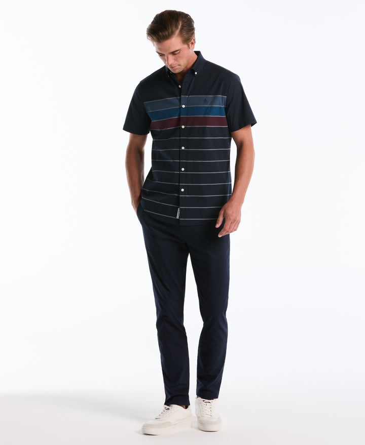 Stripe Stretch Shirt (Dark Sapphire) 