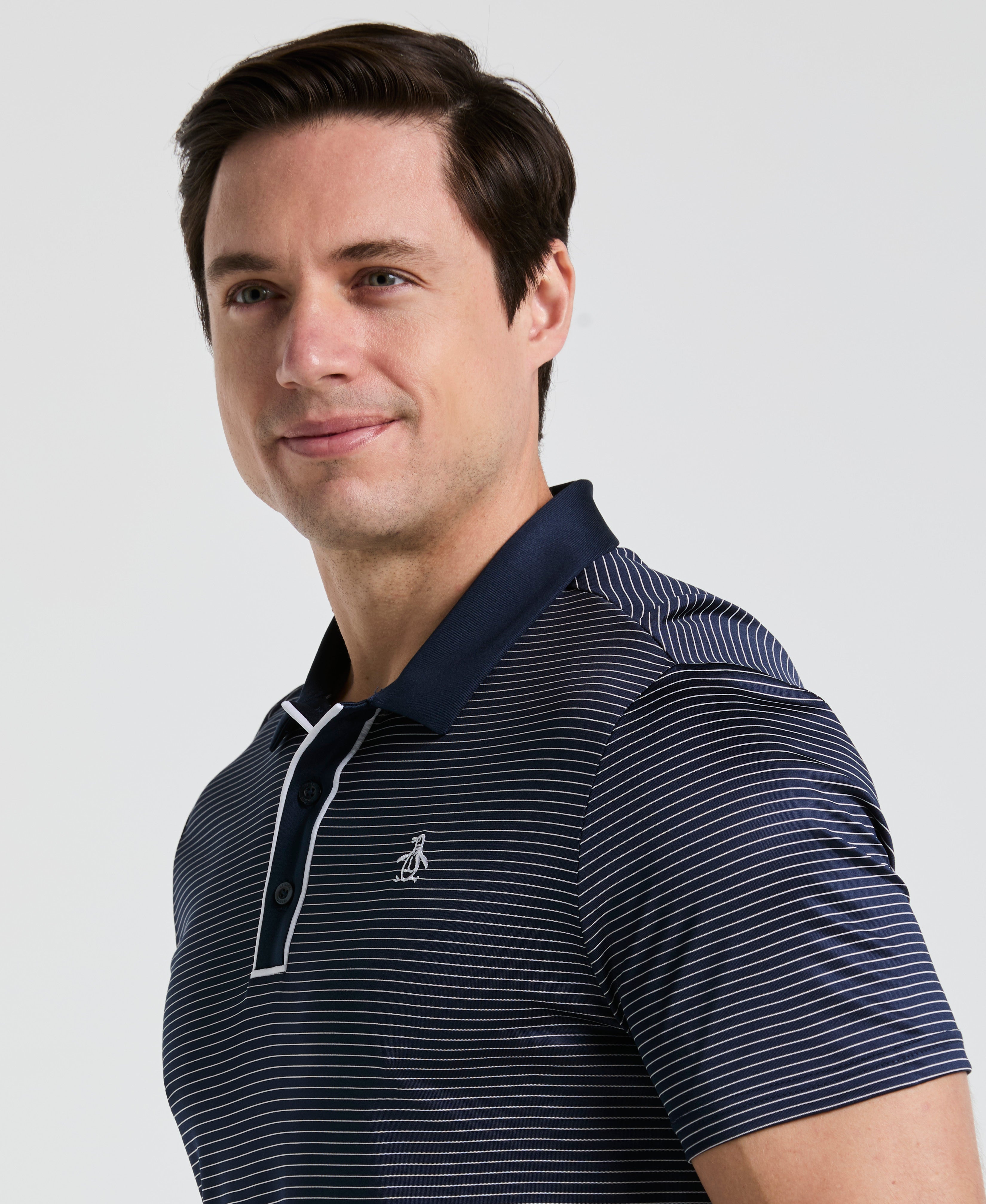 Stripe Jersey Golf Polo – Original Penguin US