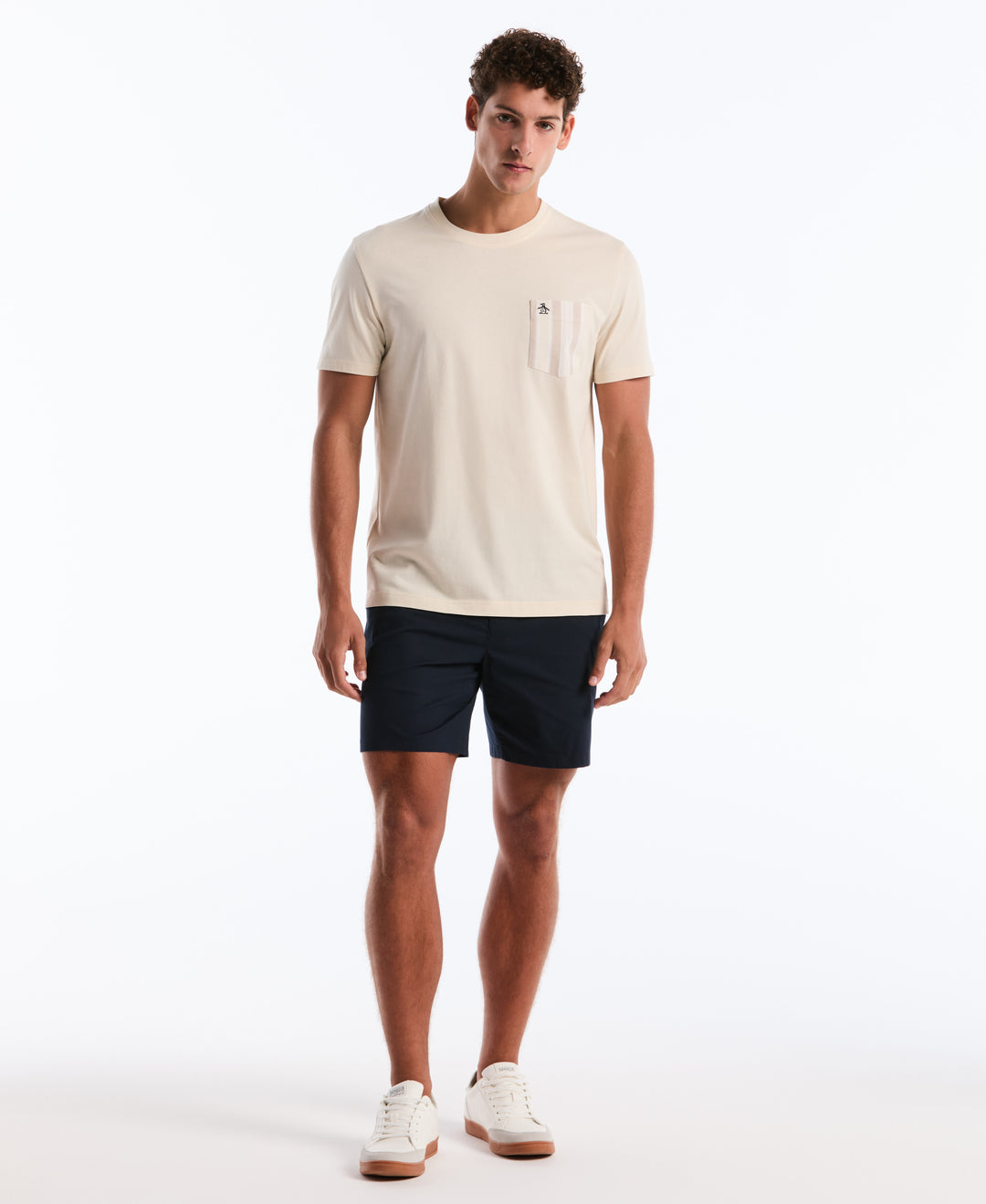 Stripe Jersey Pocket Tee (Birch) 