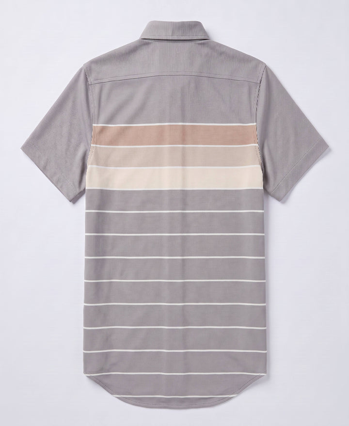 Striped Button-Down Poplin Shirt-Shirts-Original Penguin
