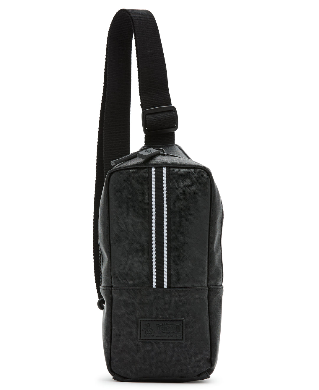 Striped Crossbody Bag-Bags-Black-OS-Original Penguin