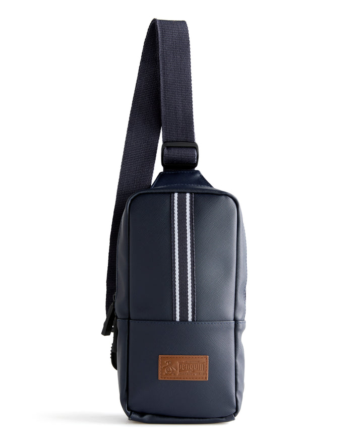 Striped Crossbody Bag (Navy) 