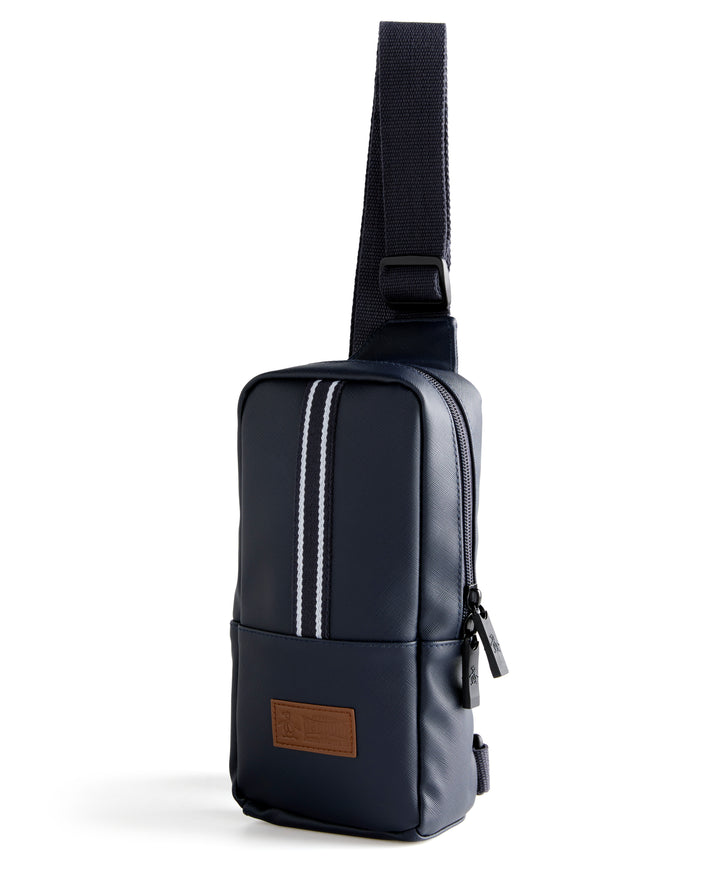 Striped Crossbody Bag (Navy) 