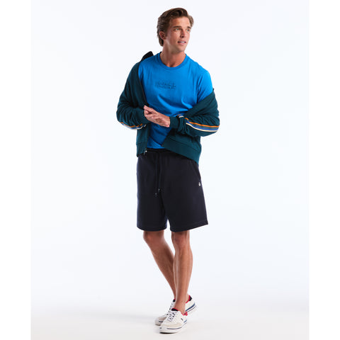 Striped Fleece Track Jacket-Outerwear-Original Penguin