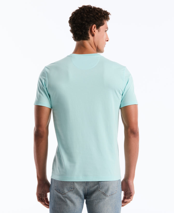 Text Stripe Pocket Tee (Plume) 