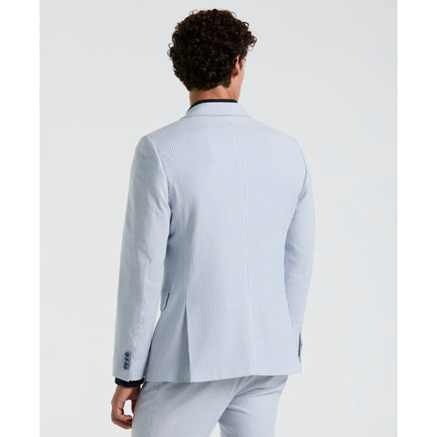 Stripe Suit Separate Jacket (Light Blue) 