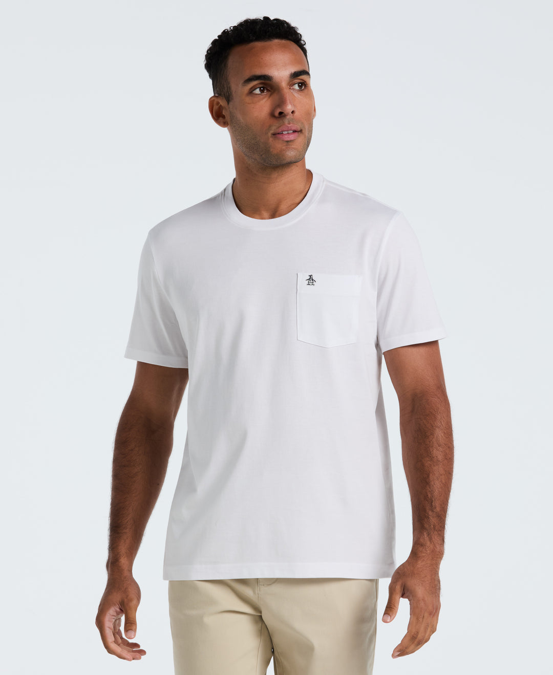 Supima Cotton Pete Pocket Tee (Bright White) 