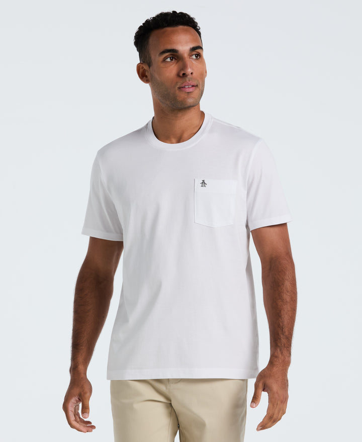 Supima Cotton Pete Pocket Tee (Bright White) 