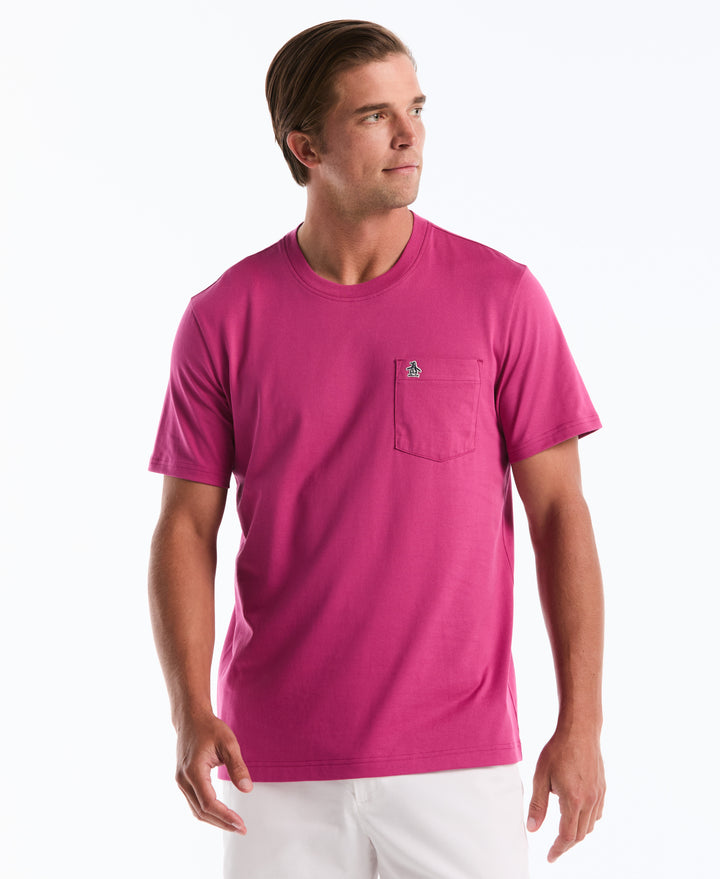 Supima Cotton Pete Pocket Tee (Magenta Haze) 