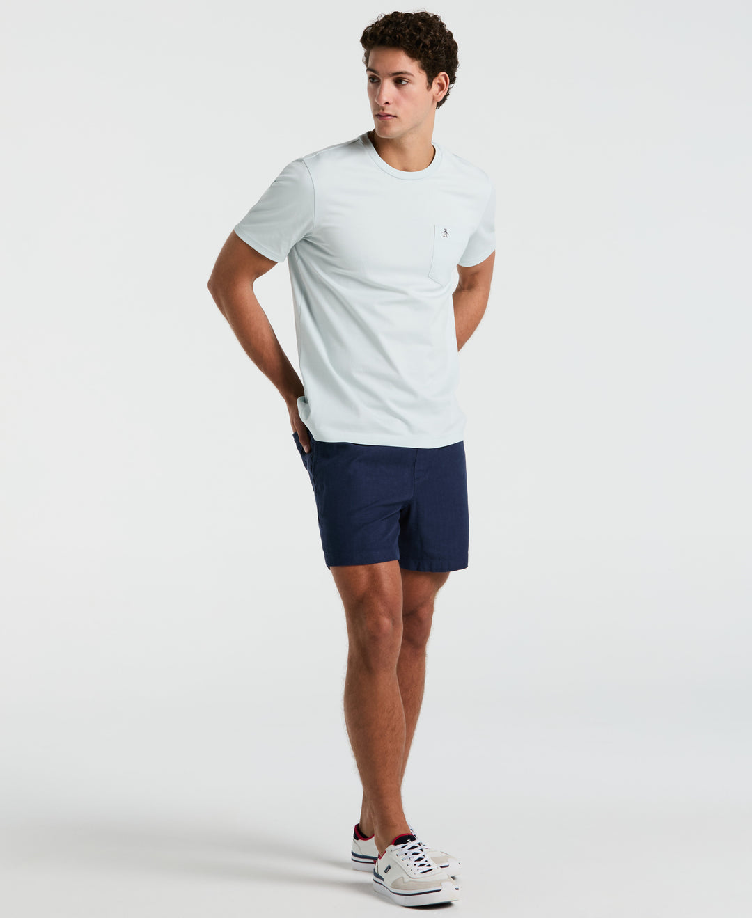 Supima Cotton Pete Pocket Tee (Ballad Blue) 
