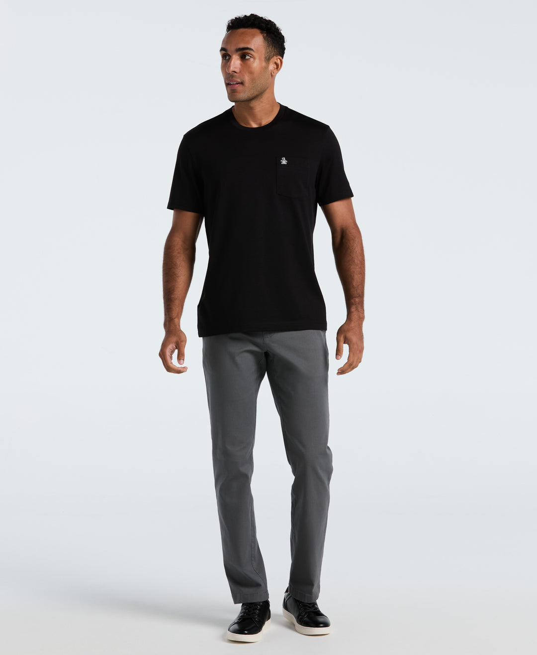 Supima Cotton Pete Pocket Tee (True Black) 