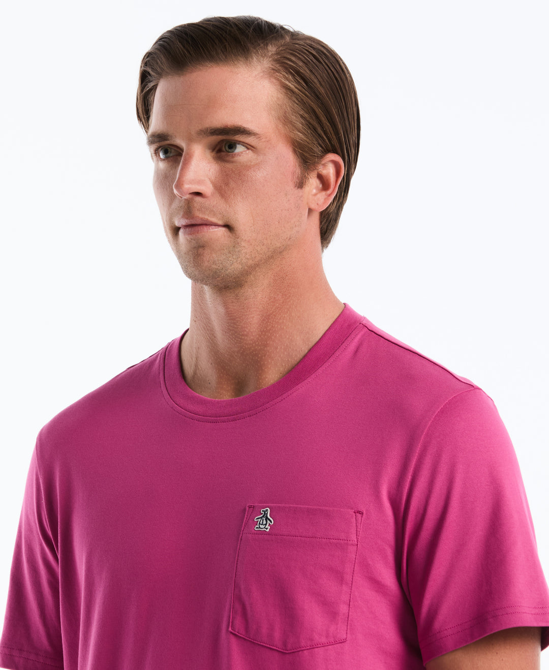 Supima Cotton Pete Pocket Tee (Magenta Haze) 
