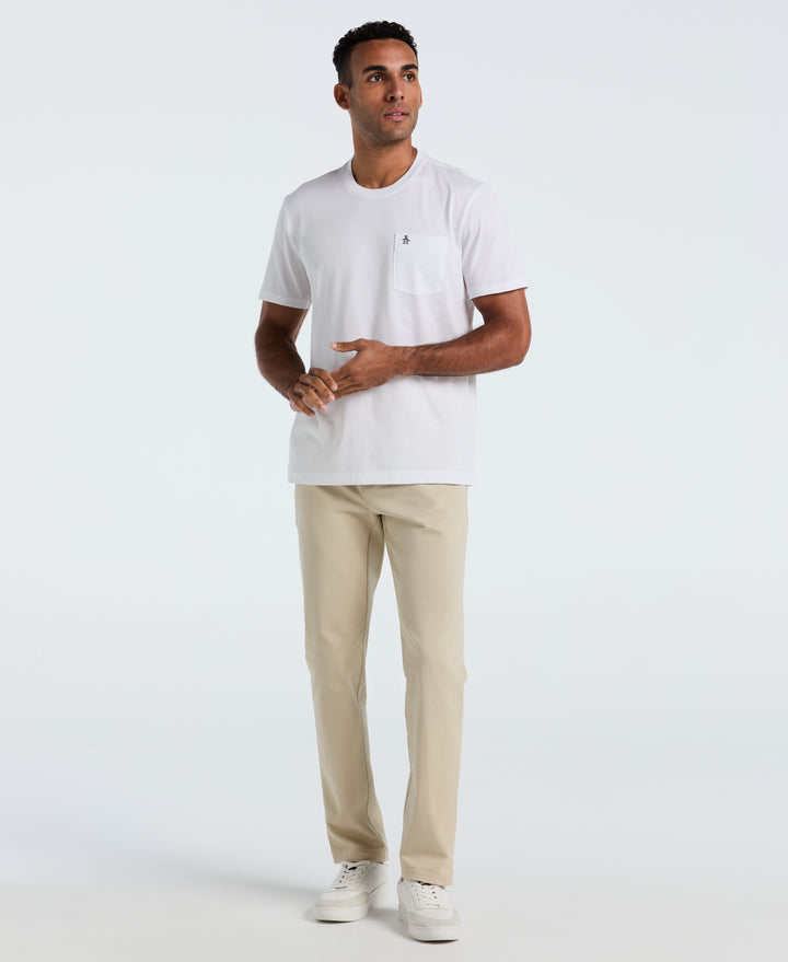 Supima Cotton Pete Pocket Tee (Bright White) 
