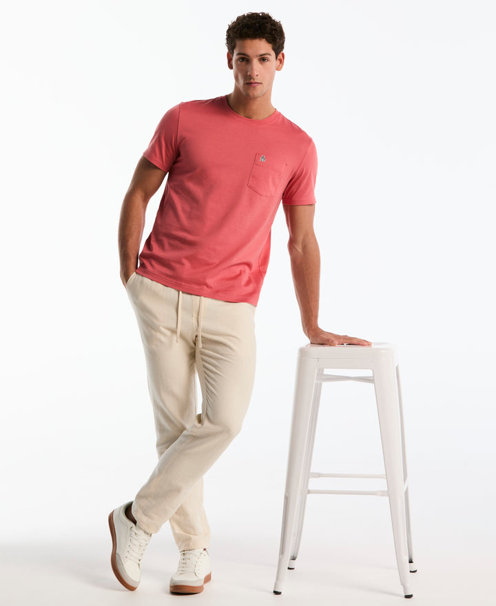 Supima Cotton Pete Pocket Tee (Faded Rose) 