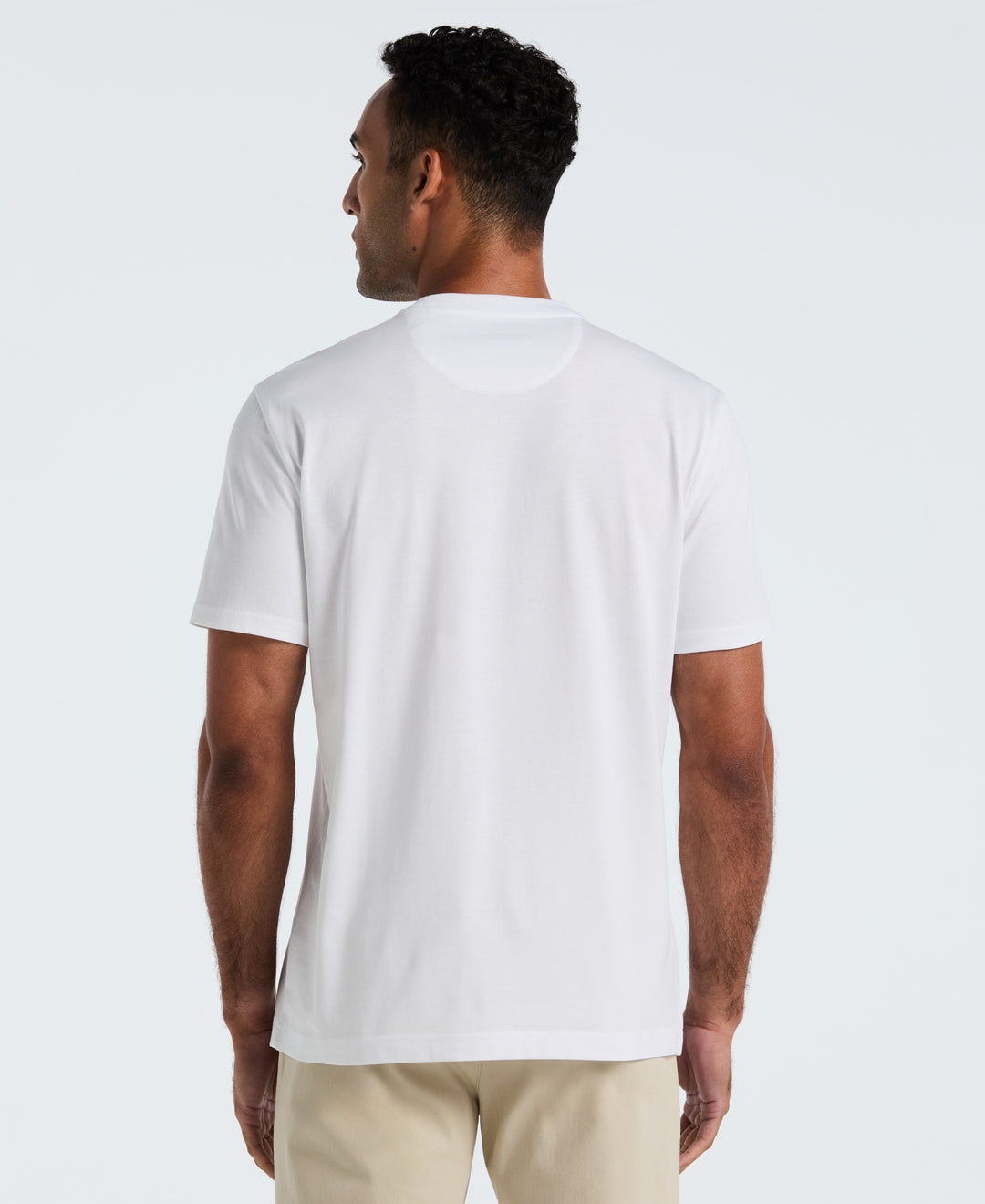 Supima Cotton Pete Pocket Tee (Bright White) 