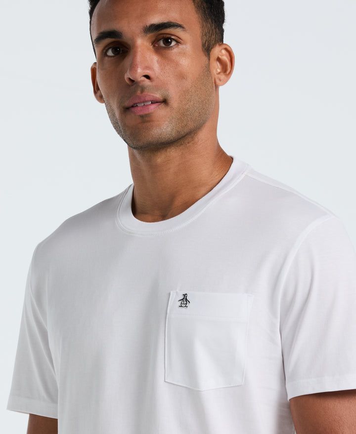 Supima Cotton Pete Pocket Tee (Bright White) 