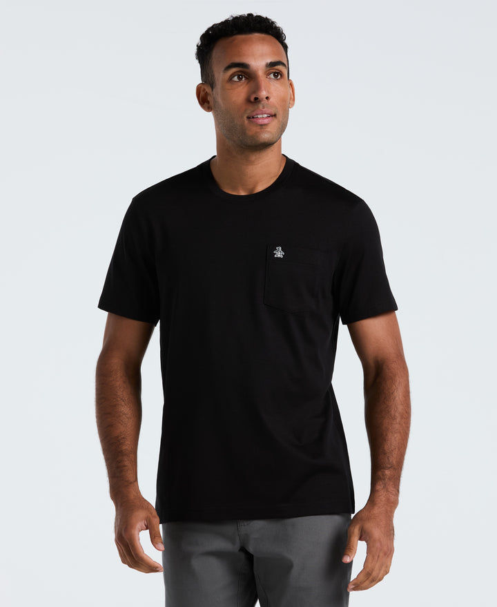 Supima Cotton Pete Pocket Tee (True Black) 