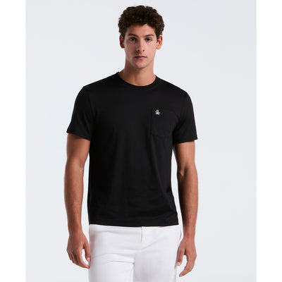 Supima Cotton Pete Pocket Tee (True Black) 