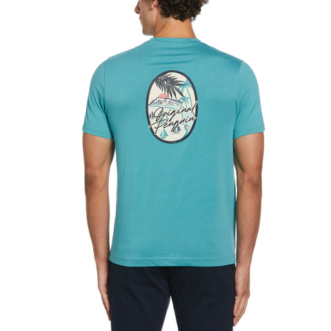Surf Pete Graphic Tee  (Teal) 
