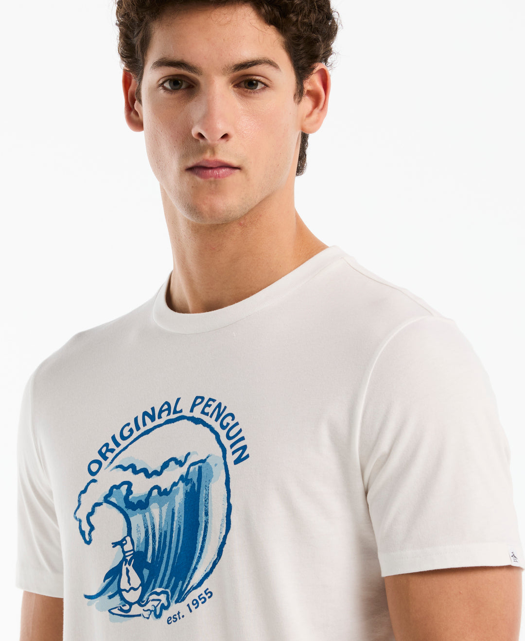 Surfing Pete Graphic Tee (Bright White) 